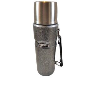 Thermos Stainless Steel King Hammertone 40 oz. Vacuum Insulated Thermos w Handle